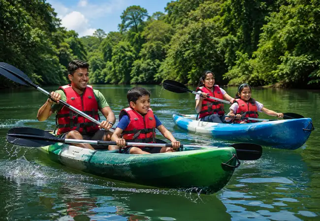 family fun in dandeli