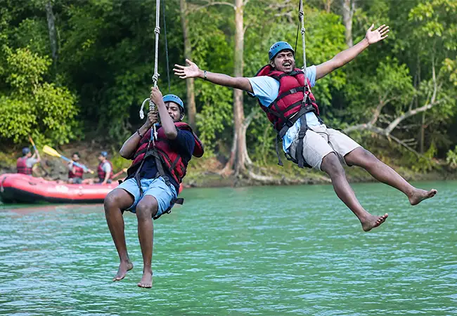 dandeli river zipline