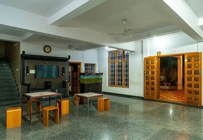 white petal homestay hall